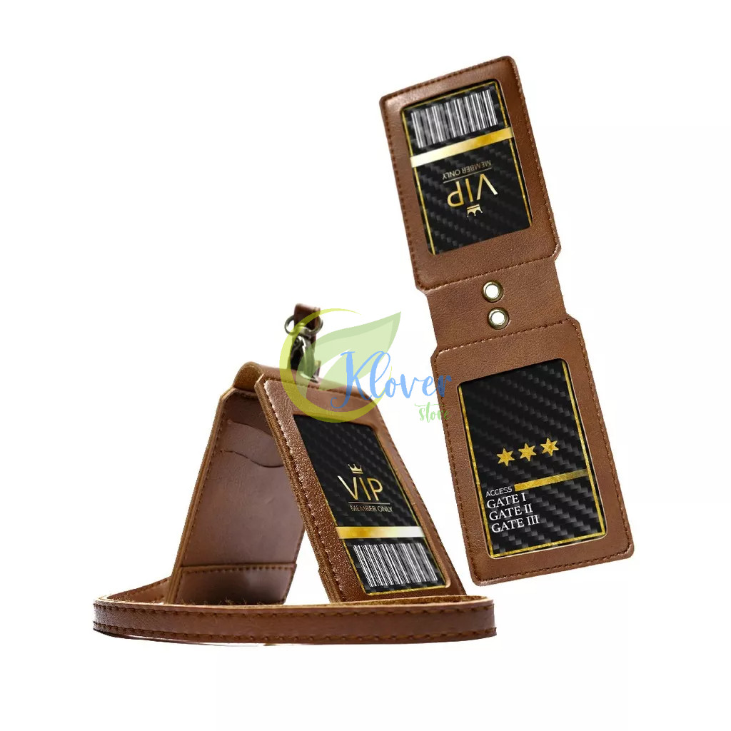 [NOBLES] Lanyard Dan Tag Name Tag / id card 2 sisi custom / TEMPAT ID CARD MAGNET 2 KARTU DENGAN TAL