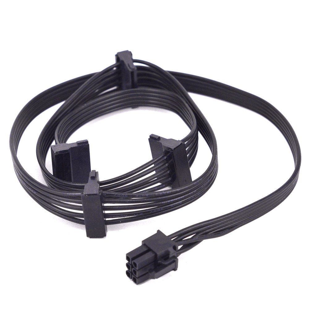 For ASUS ROG Strix AURA 1200W 1000W 850W 750W 650W PSU 6Pin 1 to 4 SATA 4Pin Molex PCIe 8Pin to 6+2P