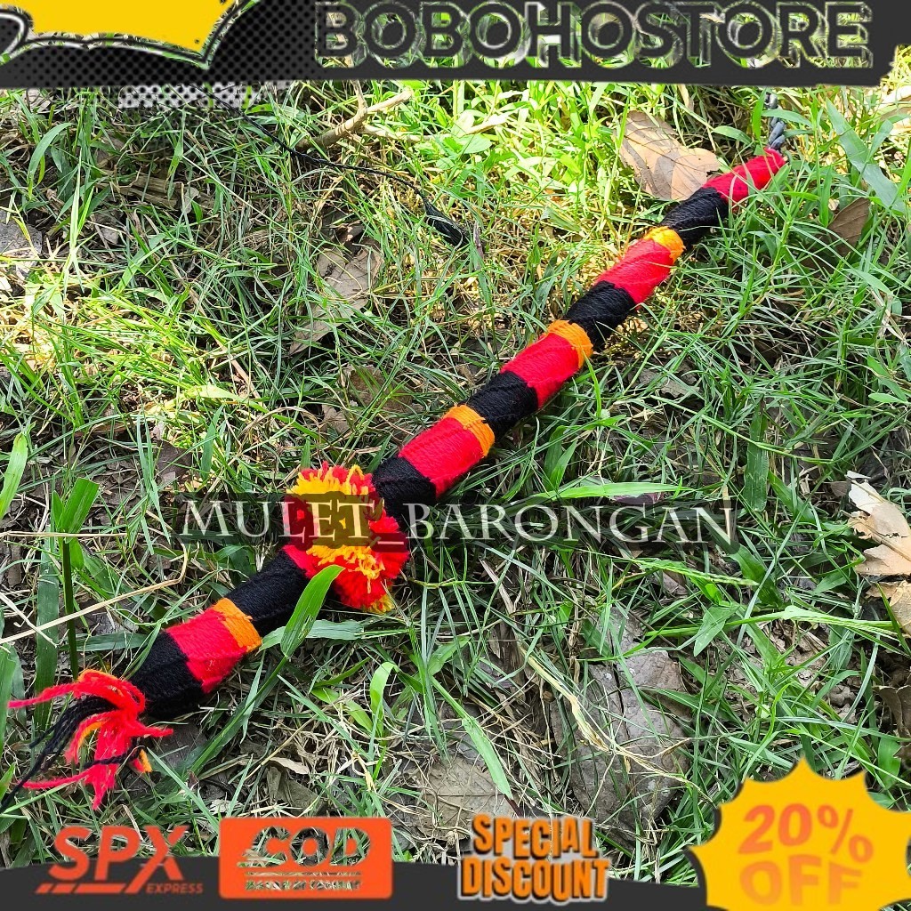 BEST PRODUK Pecut Gagang Rajut Besar Panjang Suara Keras NEW