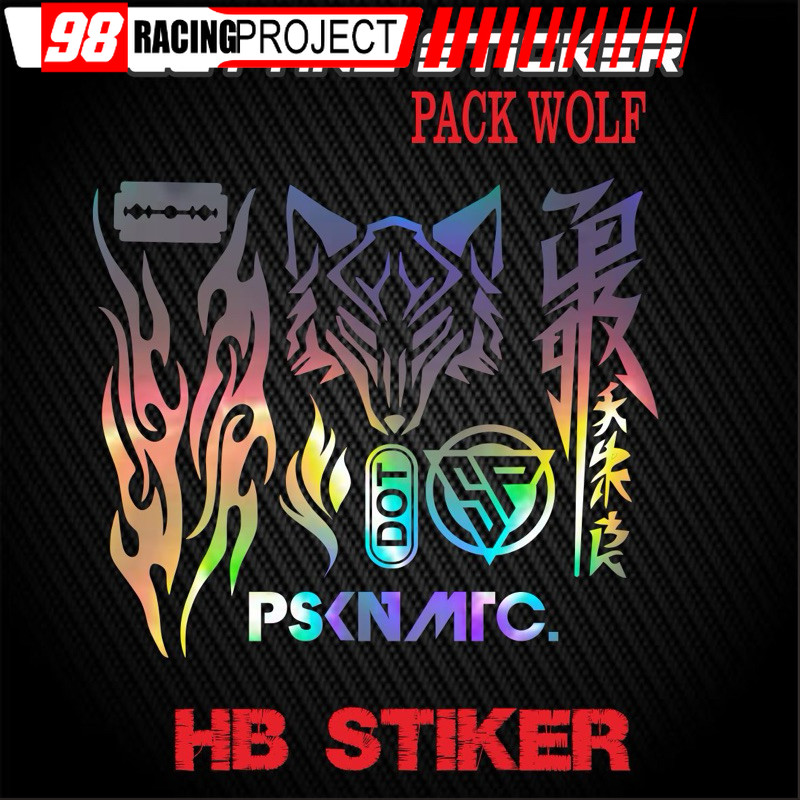 Sticker Random Sticker Cutting Set Pack Wolf Api Logo Sp Dot Kanji Katakana Pskn Matic Stiker Cuting