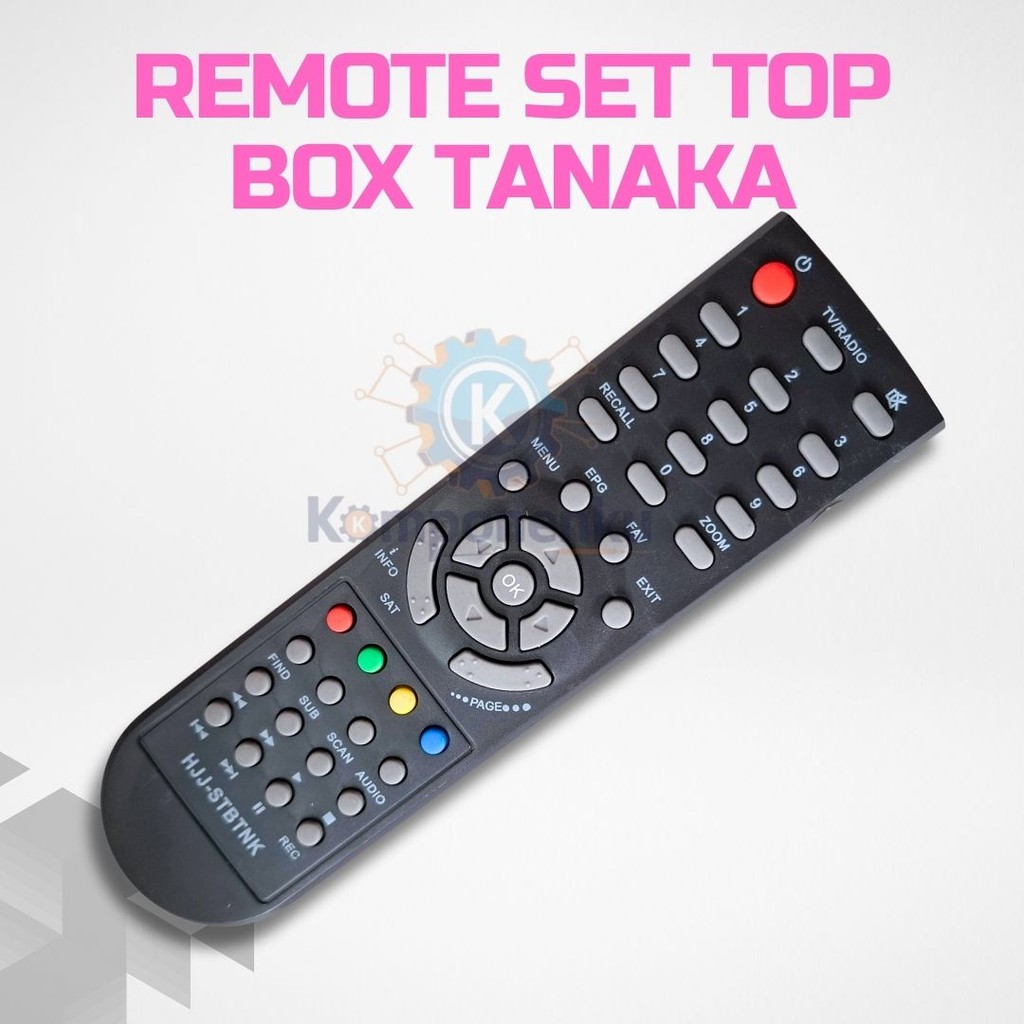 Remote Set Top Box Tanaka – Untuk Receiver STB Nusantara HD