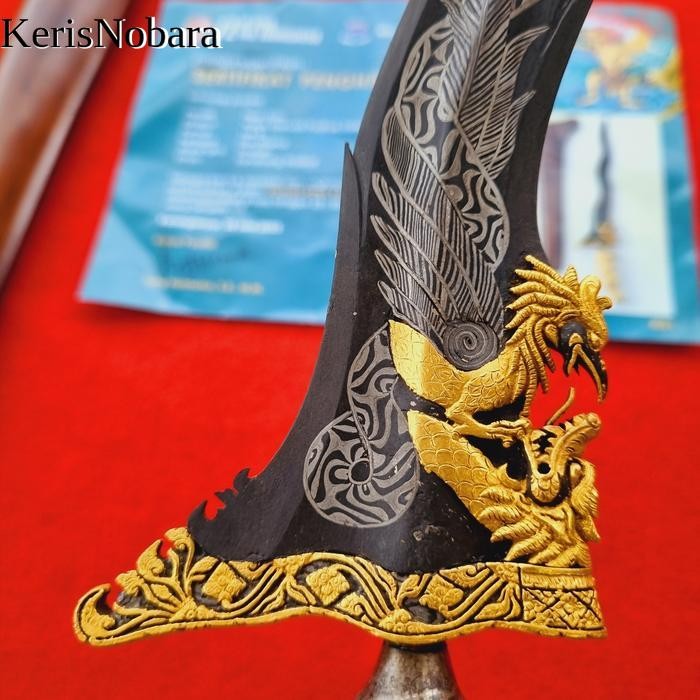 keris sultan kinatah emas murni kNB6