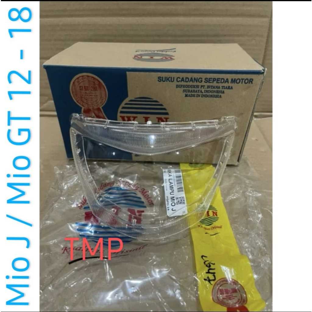 Kaca Lampu Depan / Mika Lampu Depan Mio J / Mio GT 115 2012 s/d 2018 / WIN