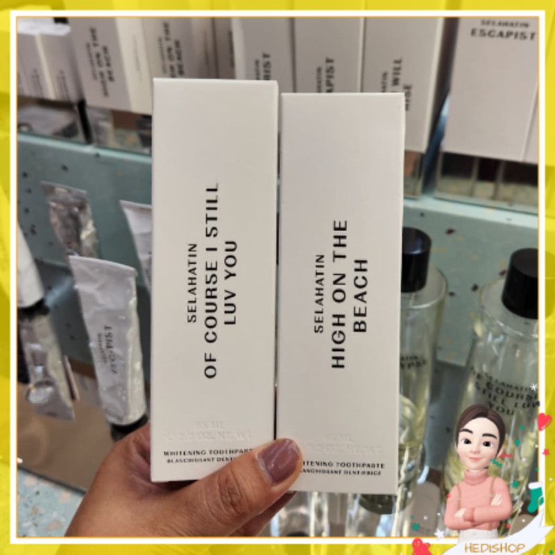 Selahatin Whitening Toothpaste / Pasta Gigi Pemutih Mewah Eropa (Made in Switzerland)