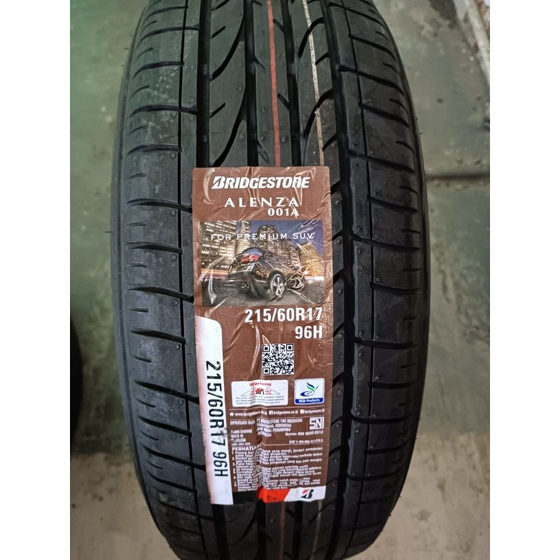 FREE PASANG Bridgestone Alenza 215/60 R17 - Ban Mobil Terios Xtrail Outlander Rush