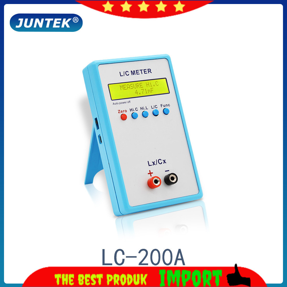 PROMO JUNTEK LC-200A Digital LCD Capacitance  Inductance Meter  LC Meter 1pF-100mF 1uH-100H