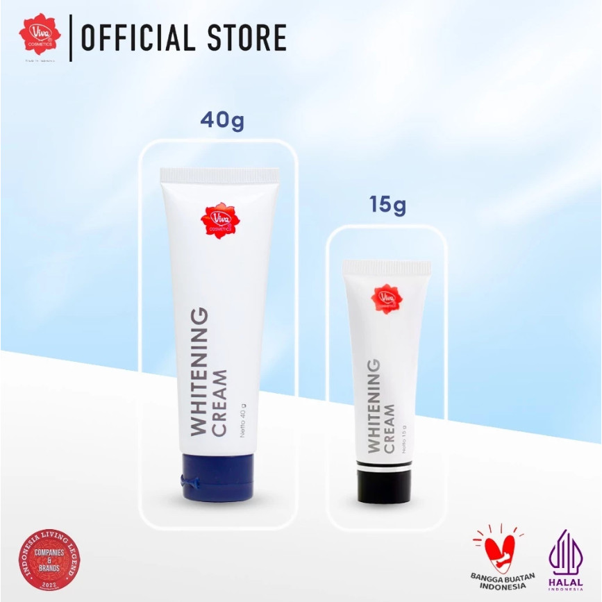 Viva Whitening Cream Untuk Flek Hitam Skincare Krim Wajah