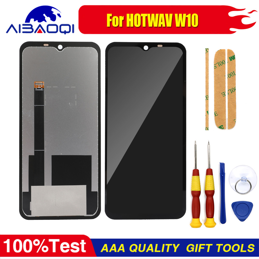 New Original Tou Screen LCD splay Frame For Hotwav W10 Phone Replacement Parts + sassemble Tool