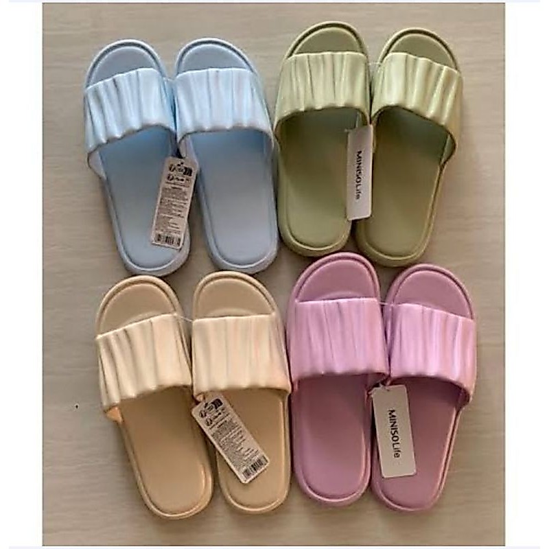 COD DENPASAR Sandal Miniso Ripple Slippers Miniso Sandal Wanita Miniso