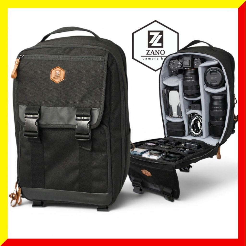 Tas kamera ransel Laptop Bisa Dslr atau kamera video sony Nx 100 ( ZANO Terra )