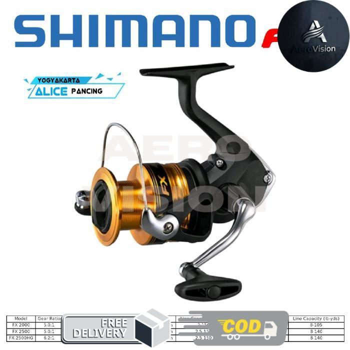 Reel Shimano FX 1000FC 2000FC 2500FC 2500HG C3000 4000FC Reel pancing murah tangguh dan berkualitas 