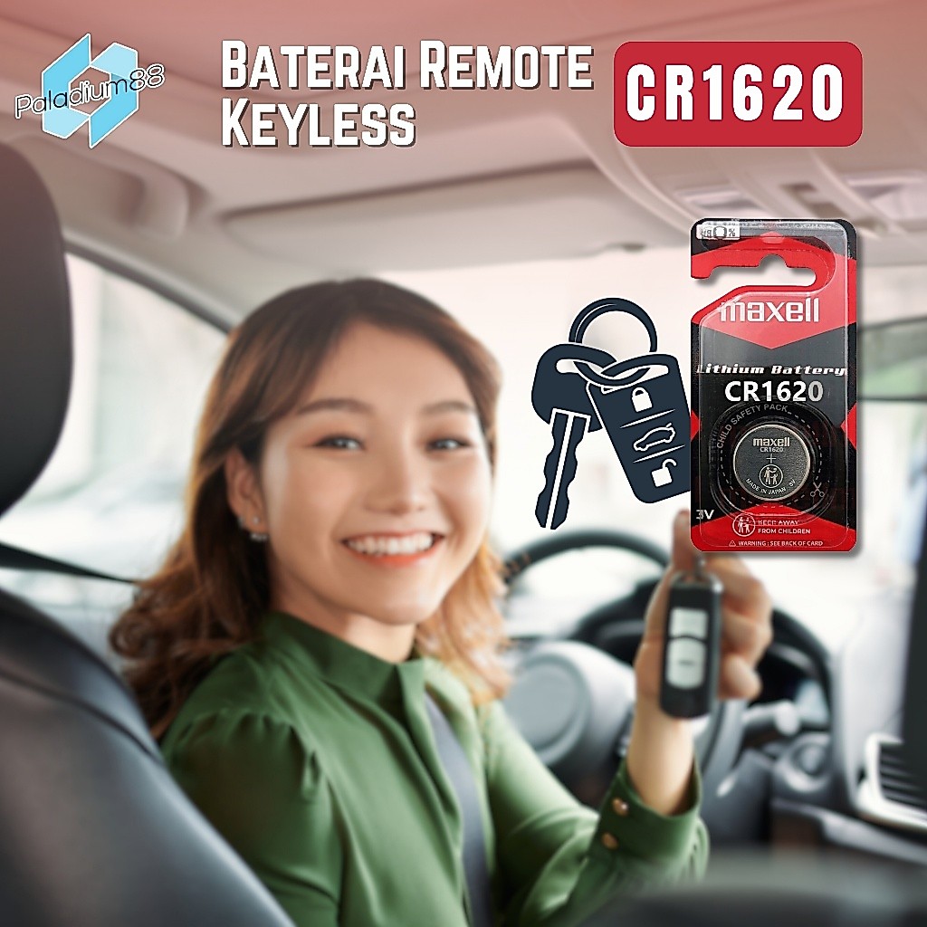 Baterai Remote Kunci Mobil Avanza Xenia Sigra Calya Mobilio Brio Xpander CR1620