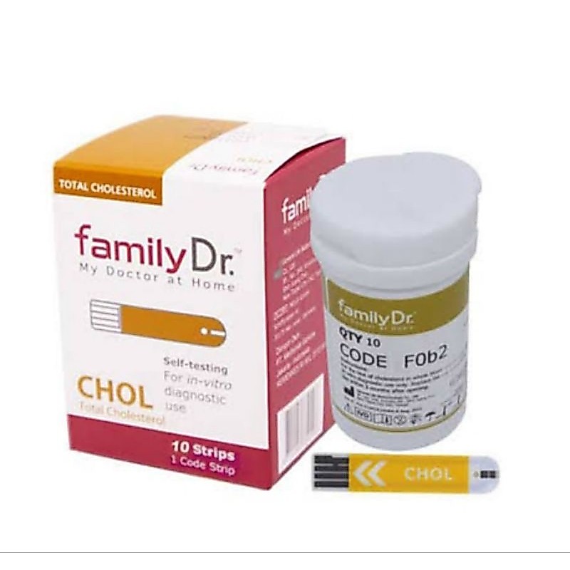 Strip familyDr Cholesterol / Chol 10 Test family Dr