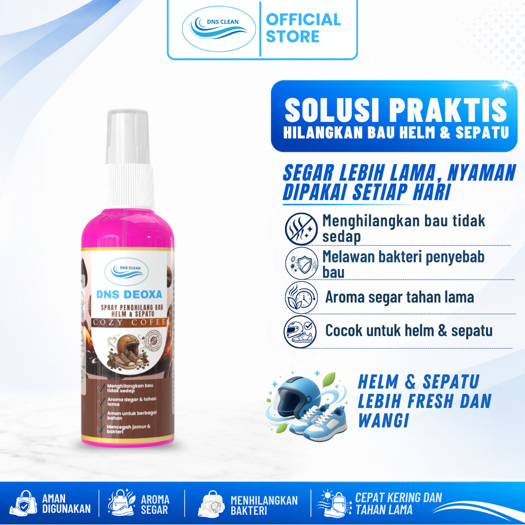 DNS Deoxa - Pewangi & Penghilang Bau Helm / Sepatu | Deodorizer Anti Bau Tak Sedap