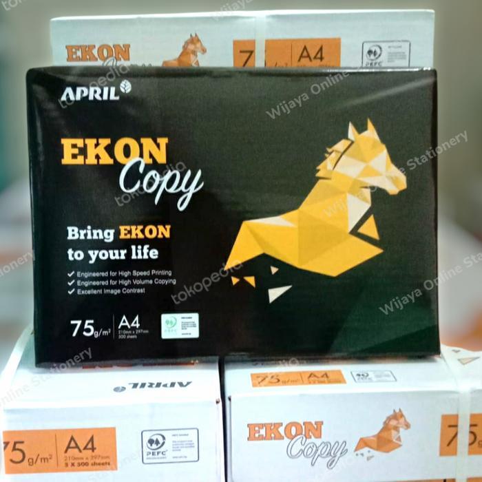 Kertas A4 75 EKON COPY ( 1 Rim)