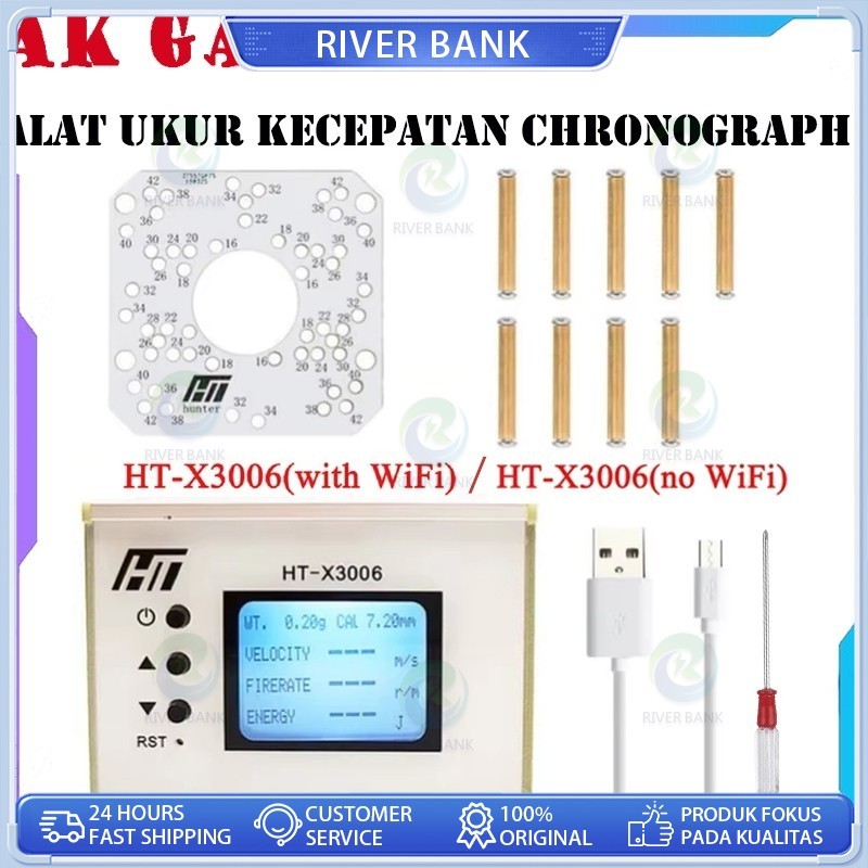 Alat Ukur Kecepatan Chronograph Hante X3006 WiFi Edition - Pengukur FPS Digital Chronograph HT-X3006