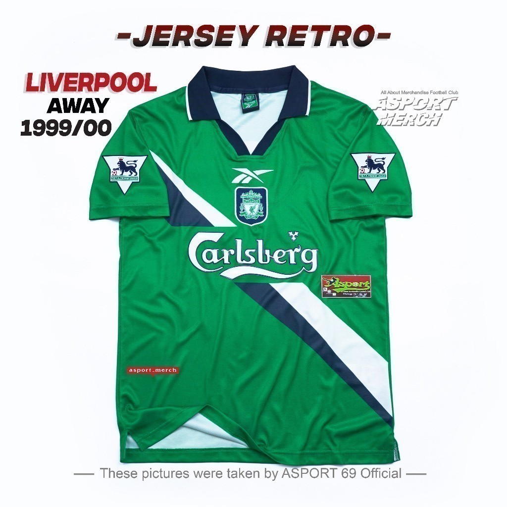 JERSEY LIVERPOOL RETRO AWAY 1999 2000 SOCCER JERSEY RETRO LFC AWAY 99 00 VINTAGE