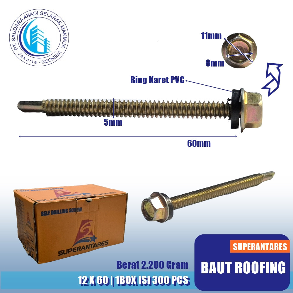 AUPSHOP baut roofing 6cm | baut roofing 12x60
