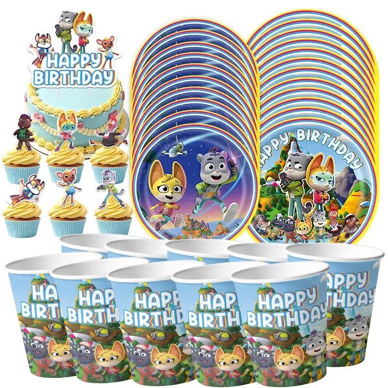 Creature Cases Birthday Decorations Party Favors Stickers Poster Balloons Backdrop Banner Cake Decor