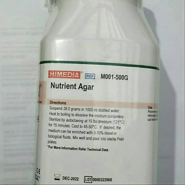 Media Nutrient Agar Himedia, 100 gram