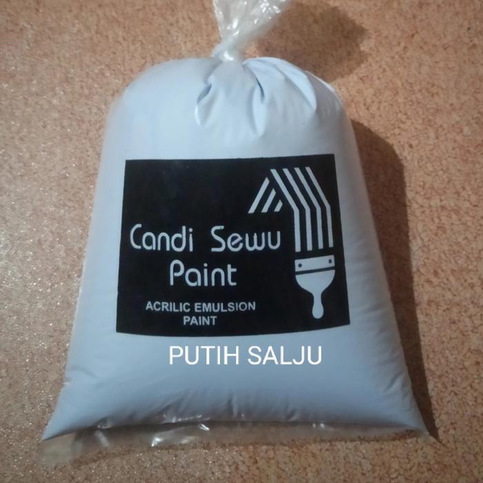 cat tembok kwalitas super 1 kg warna putih salju