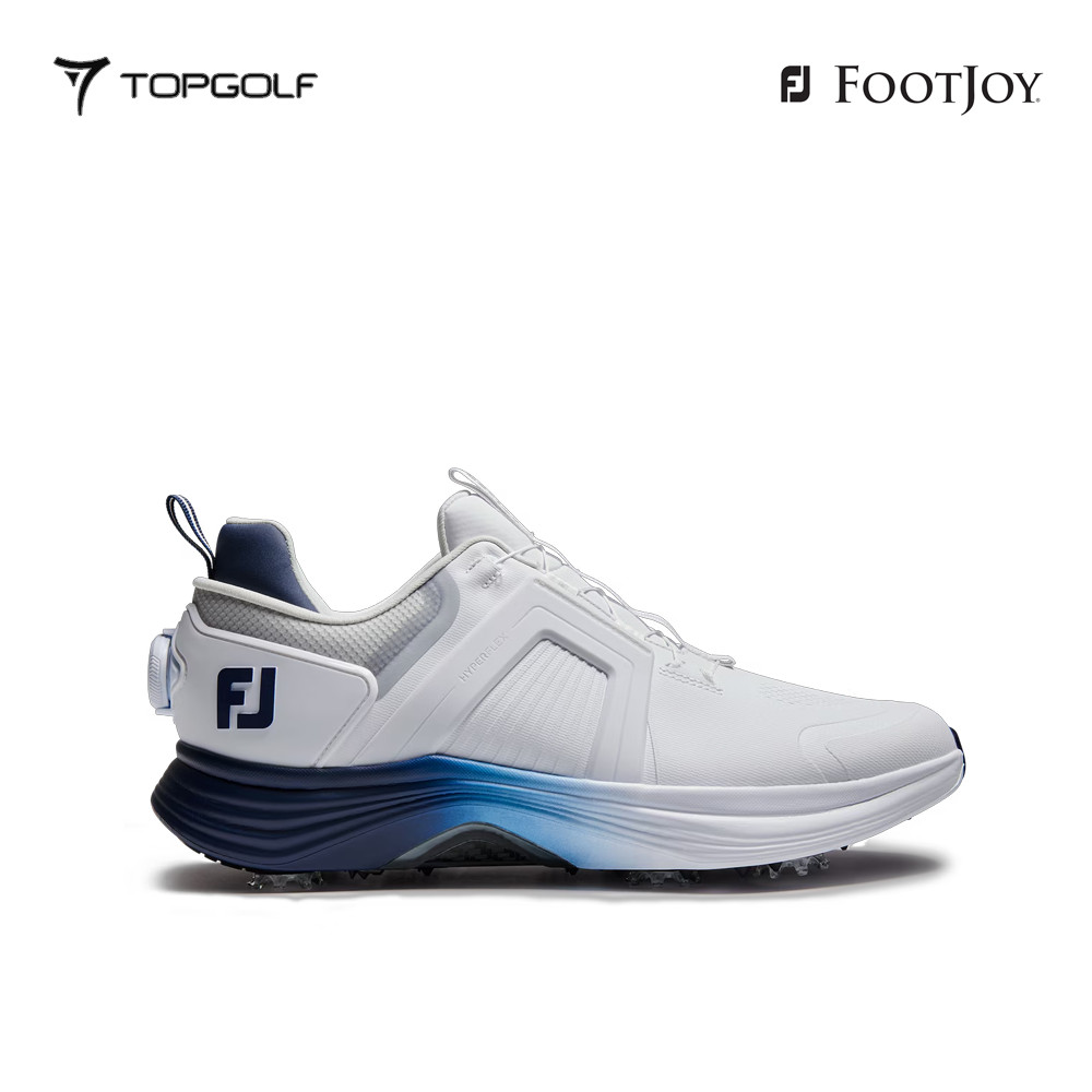 FOOTJOY SHOES MEN 55475XW FM M HYPERFLEX C BOA WT/NV/BLU