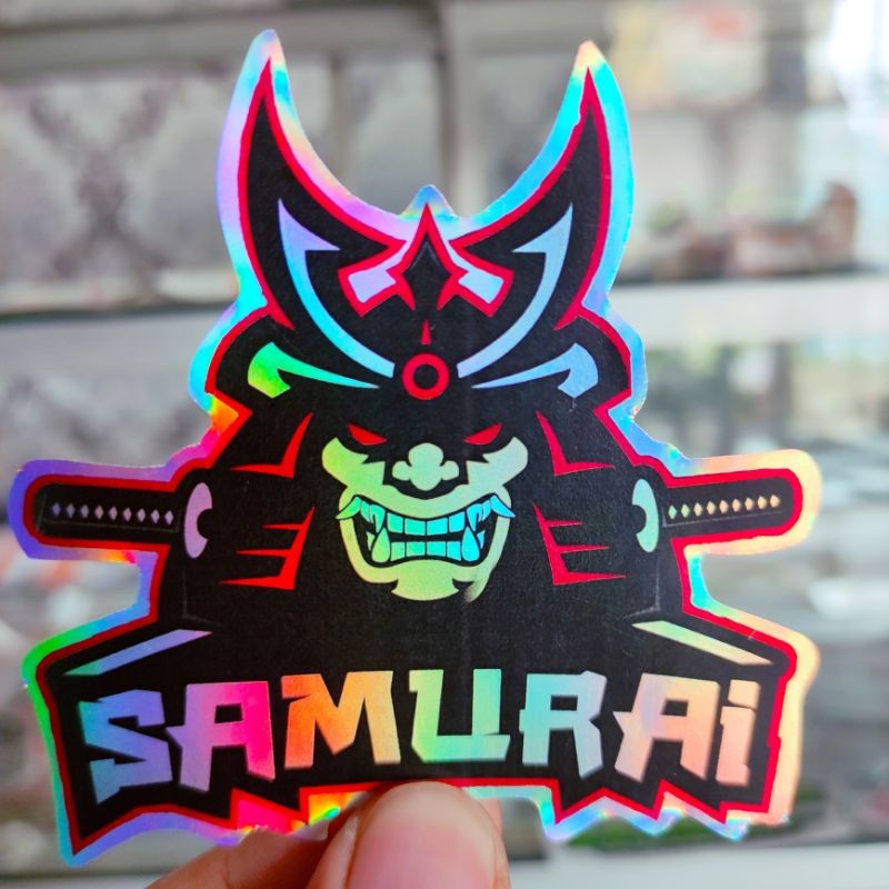Sticker Samurai Hologram JDM 02