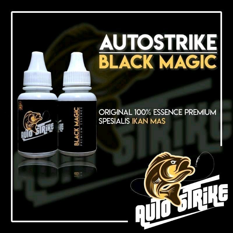 30 ML - essen Auto Strike Black Magic Spesialis Ikan Mas - Pandawa Strike