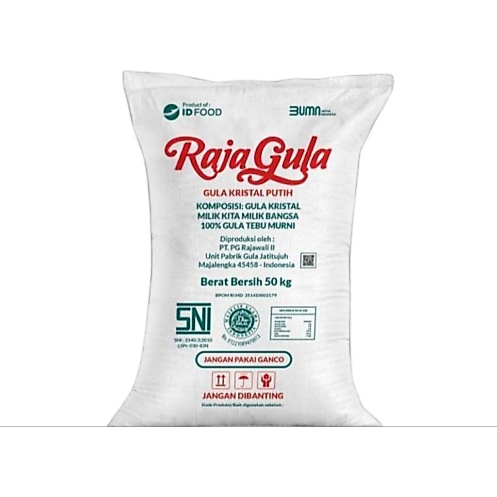 RAJA GULA 50 kg PUTIH KERING