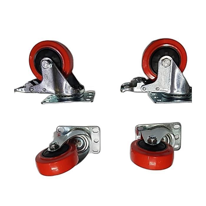 Roda Pu Caster RHJ Tw 4" (2 rem 2 hidup )