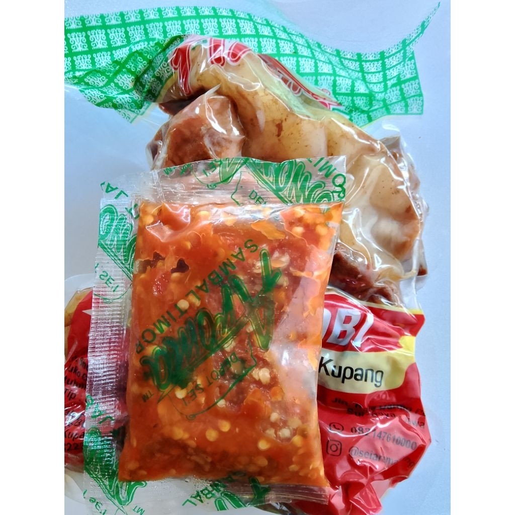 001 Sei Babi berkualitas khas Kupang NTT /Sei Aroma / Babi Asap kota Kupang     Berkualitas
