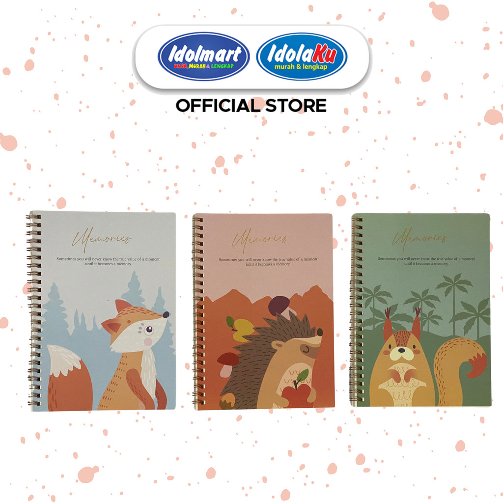 

IDOLMART Ring Book joyko A5 Fancy Notebook A5 Diary Catatan Harian - BOGOR