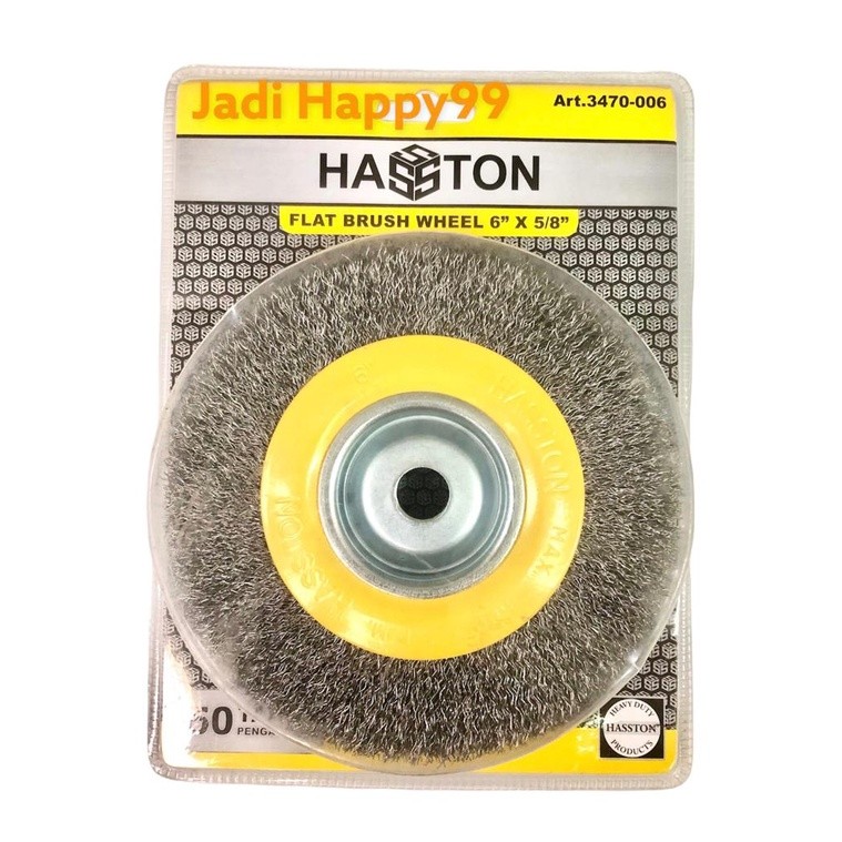 SIKAT GERINDA FLAT 6" HASSTON / SIKAT GRENDA / SIKAT KAWAT GERENDA / SIKAT KAWAT FLAT / MATA BOR SIK