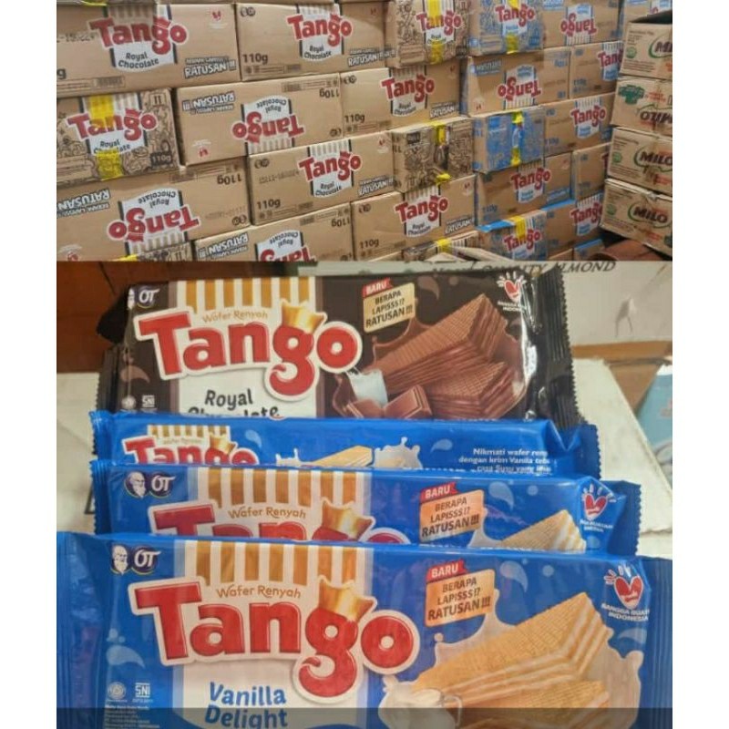 

Wafer Tango Vanilla dan Coklat 110gr