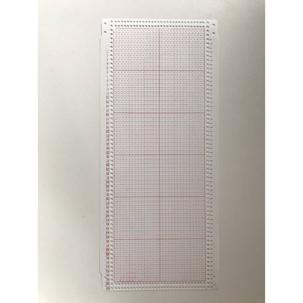 

10pcs sheets Punch Card 30 Stitch for Silver Reed Knitting Machines SK270 SK272 Punched Cards DIY Sweater Hand Crafts Accessory