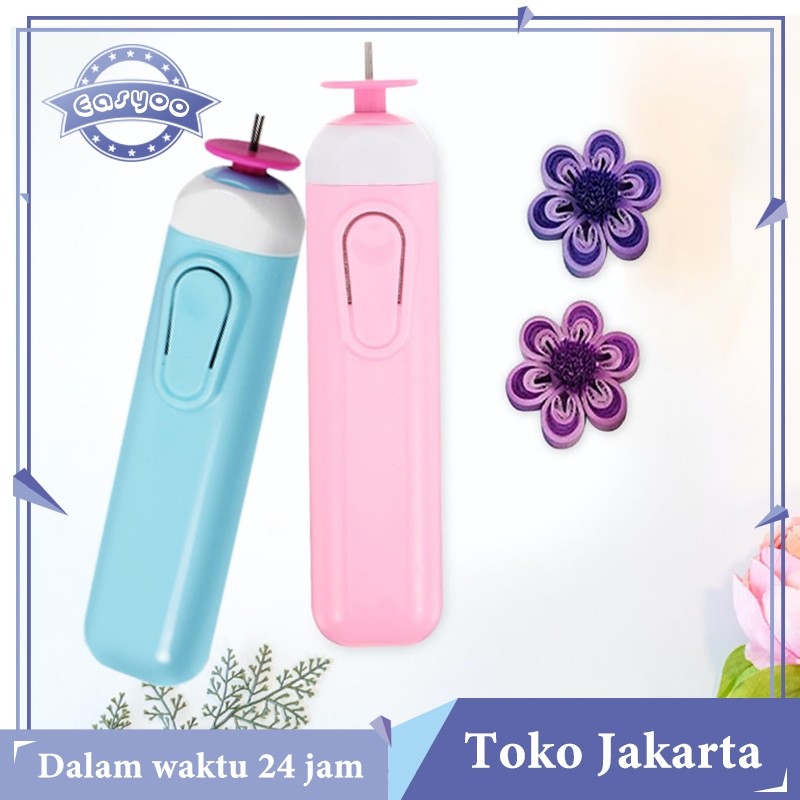 Paper Quilling Electric Roll Pen Tool | Quilling Pen Elektrik | Quilling Tools Electric Alat Quillin