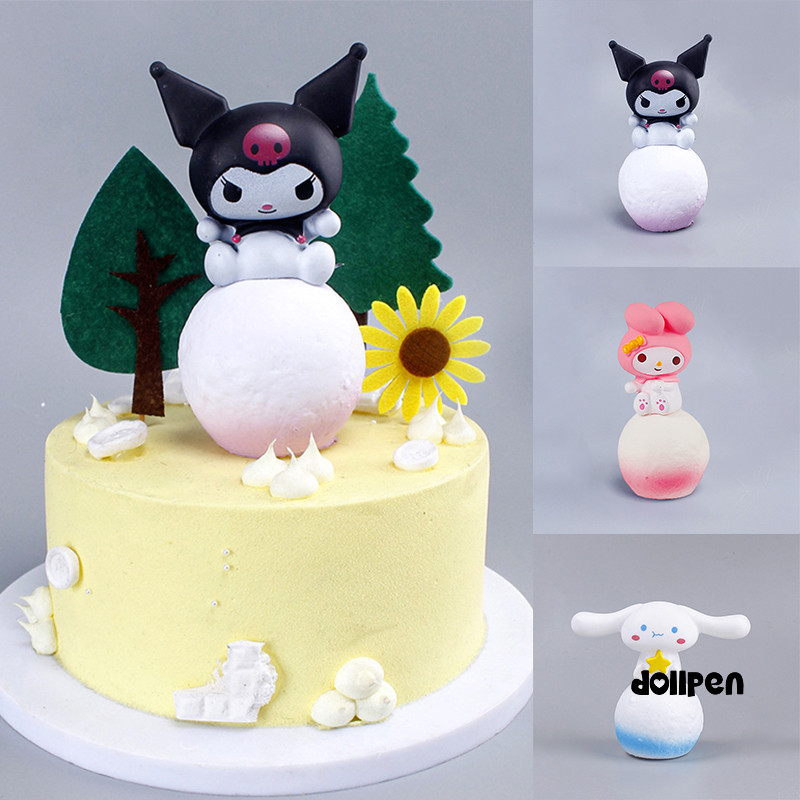 Dekorasi Kue Sanrio Dekorasi Kue Anak Dekorasi Kue Boneka Duduk /dollpen
