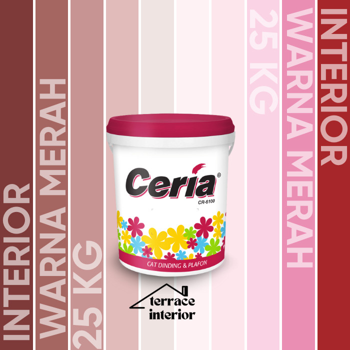 Cat Tembok Interior Propan Ceria  Warna Merah 20 Kg