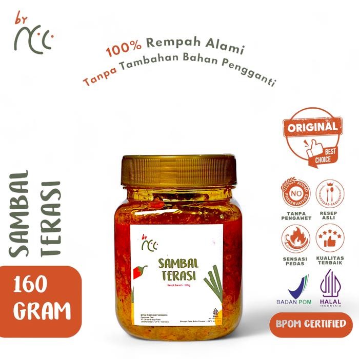 

HOT PRODUK By NCC Sambal Terasi Pedas Ala Masakan Rumah 160gr