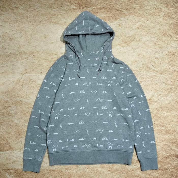 jaket pullover hoodie motif CLRIDE jemper murah bagus casual size L
