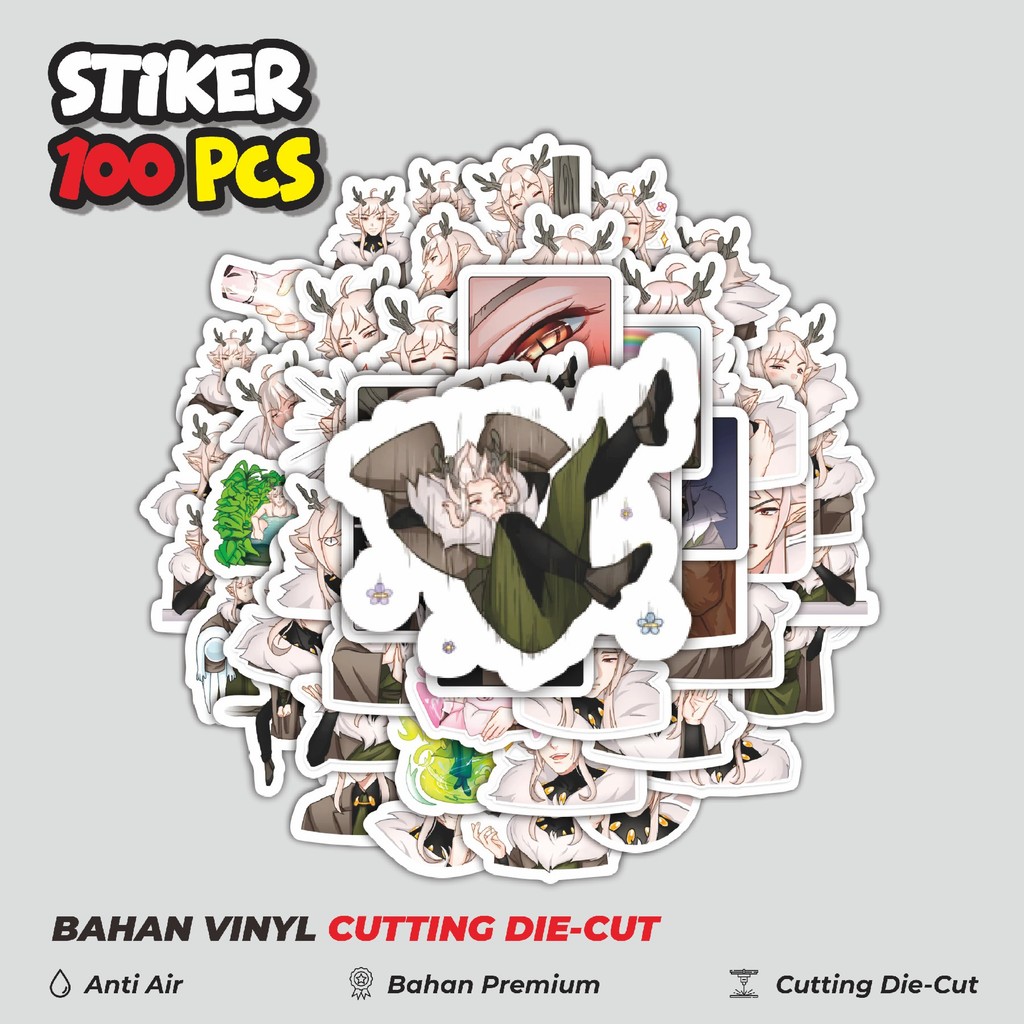 

Terbaru! 50 pcs Stiker Kartun Fairy Oddman Dekorasi Lucu Kreatif untuk Notebook, Skateboard, HP