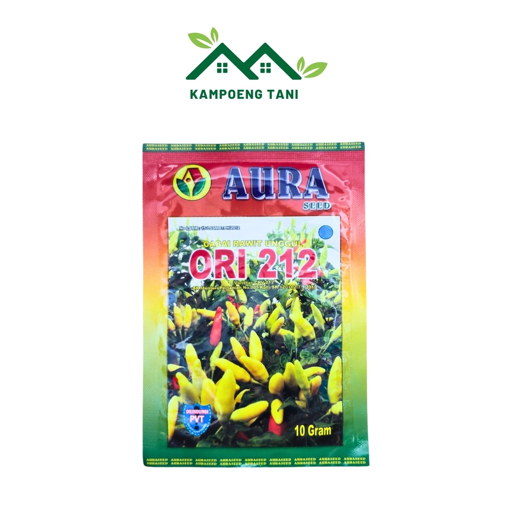 Benih Cabe Ori 212 Kemasan 10gr Original Pabrik