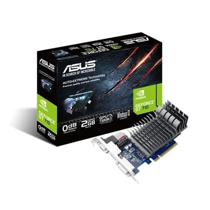 VGA Card ASUS GT 710 2GB Silent - VGA Geforce GT 710 2GB Asus LP