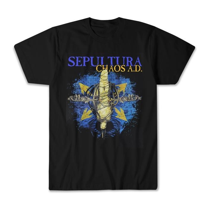 (COD) KAOS BAND SEPULTURA CHAOS AD 20 YEARS - S