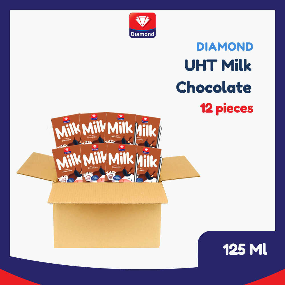 

Diamond Milk Susu UHT Chocolate 125 ML [Isi 12 Pcs]