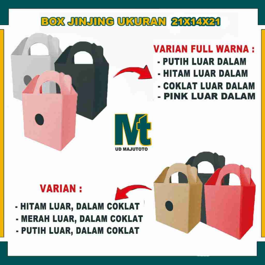 

Box 21x14x21 cm / Box Jinjing / Box Souvenir / Kardus Polos