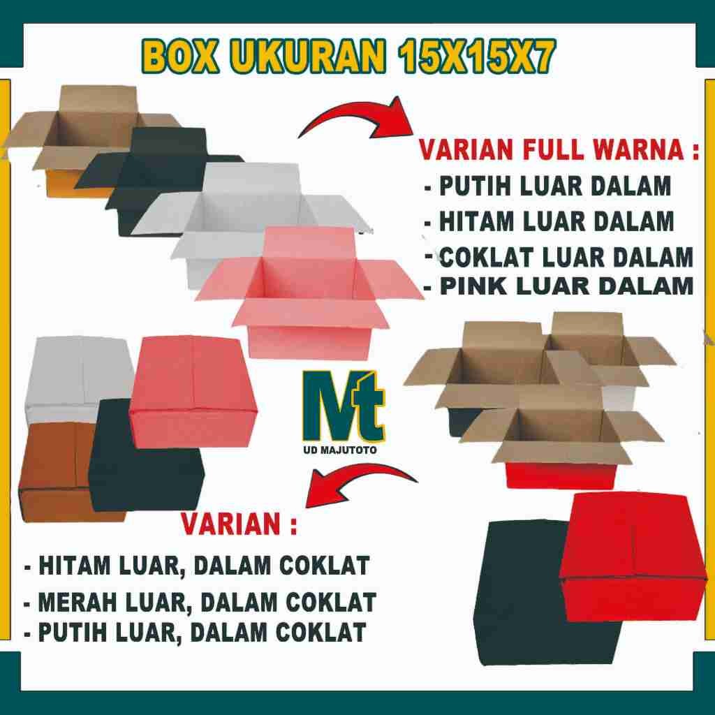 

Kardus 15x15x7 Cm / Box Packing A1 / Karton Polos