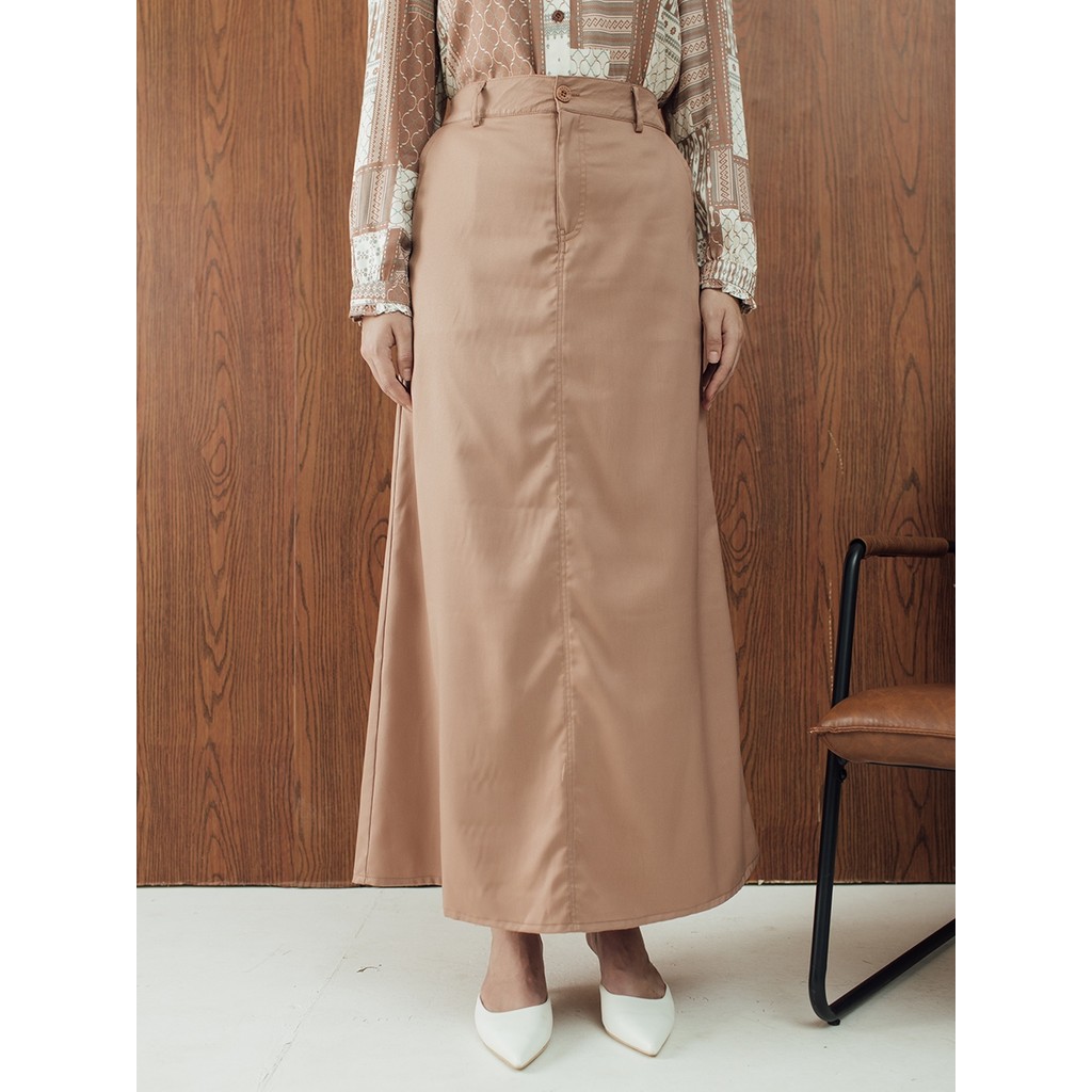 EXP Syamila Skirts 010.53692SH.73 |Rok Maxi Wanita - Warna Salem