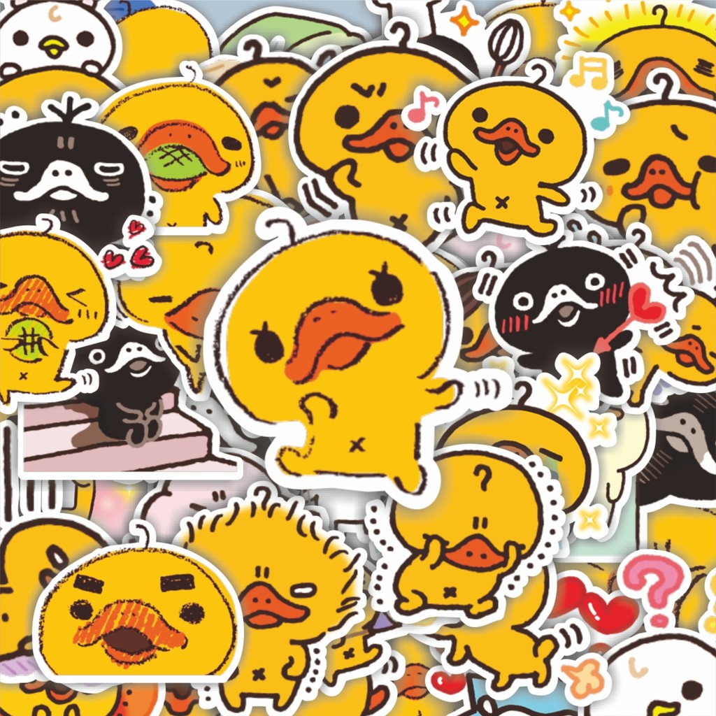 

100PCS Lucu Stiker Line Kamonohashikamo Friends Stiker Aesthetic Stiker Anti Air Stikers Berperekat Waterproof sticker decal buat Motor Helm Buku Journal Koper Casing HP Laptop Botol Minum Hadiah anak
