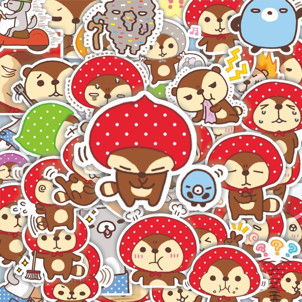 

100PCS Lucu Stiker Karakter Kireizukin Seikatsu Cute Stiker Aesthetic Stiker Anti Air Stikers Berperekat Waterproof sticker decal buat Motor Helm Buku Journal Koper Casing HP Laptop Botol Minum Hadiah anak